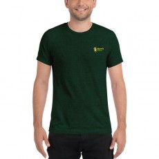 Unisex Triblend Short Sleeve T-Shirt with BowlsChat Logo